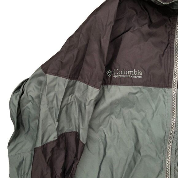 Vintage Columbia Packable Jacket Large Pine Green Green/Black - Picture 7 of 10